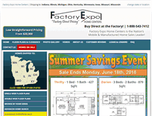 Tablet Screenshot of factorydirectmobilehomes.com